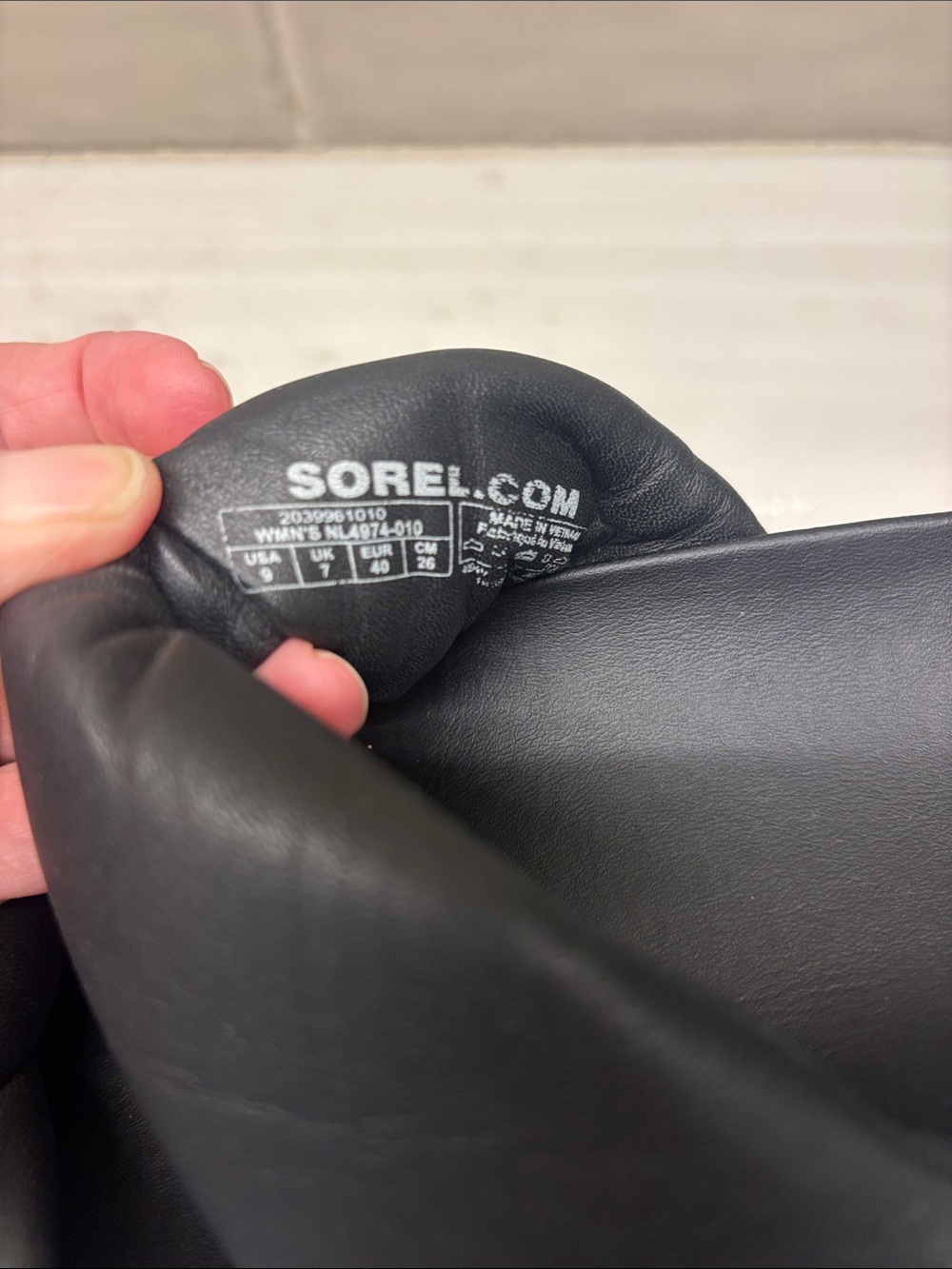 Sorel Black Double-Strap Padded Slide Sandals - Picture 2 of 8